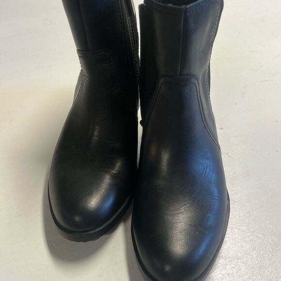 Aetrex Womens Kaitlyn Leather Round Toe Ankle Fashion Boots, Black, Size 36 - Picture 14 of 16